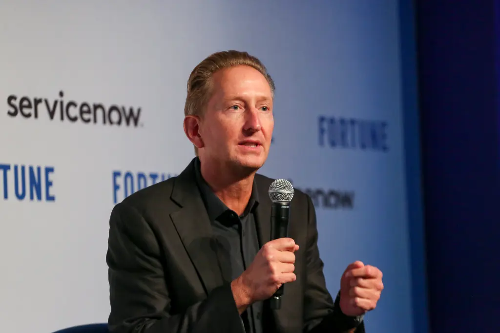 Ewout Steenbergen speaking at the Fortune AIQ Summit