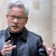 Nvidia CEO Jensen Huang speaking in London